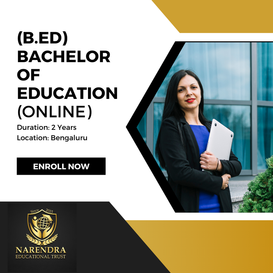Admission Open for B.Ed (Online) at Narendra Academy, Bengaluru/Bangalore